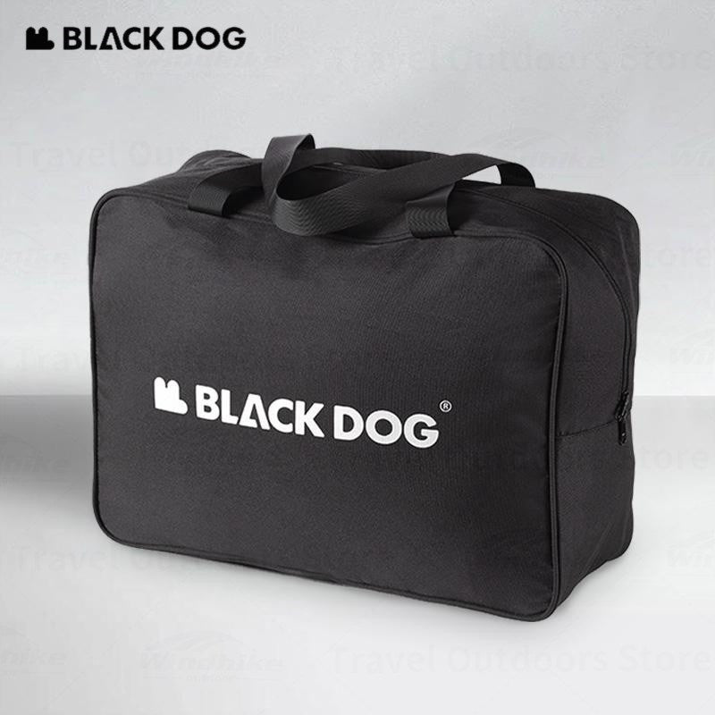 BLACKDOG Sports Storage Bag Portable Ultralight  30L Capacity Leisure Tourism Handbag Waterproof Bag Outdoor Travel Hiking Camping Luggage Handheld Bag Heavy Duty Original Nature Hike Black Dog