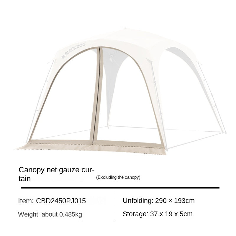 BLACKDOG UNICORN DOME TENT Automatic Multiple Setting Canopy Tent Unlimited Connection Bedroom Awning Living Area Waterproof Outdoor Camping Vinyl Coated UPF100+ UV Sun Protection Black White Fast Build 4-12 Person Large Space Heavy Duty Shelter