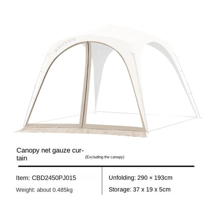 BLACKDOG UNICORN DOME TENT Automatic Multiple Setting Canopy Tent Unlimited Connection Bedroom Awning Living Area Waterproof Outdoor Camping Vinyl Coated UPF100+ UV Sun Protection Black White Fast Build 4-12 Person Large Space Heavy Duty Shelter