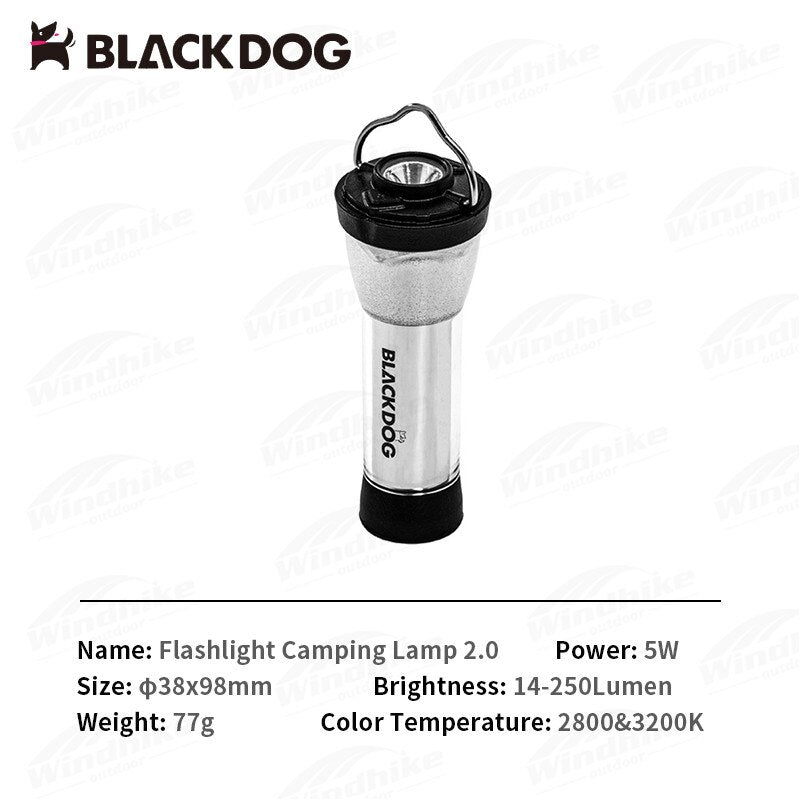 BLACKDOG Outdoor Camping Light Lantern USB Charging LED Lamp Lighthouse Multi Configuration All in One Waterproof Camp Atmosphere Lighting Flashlight