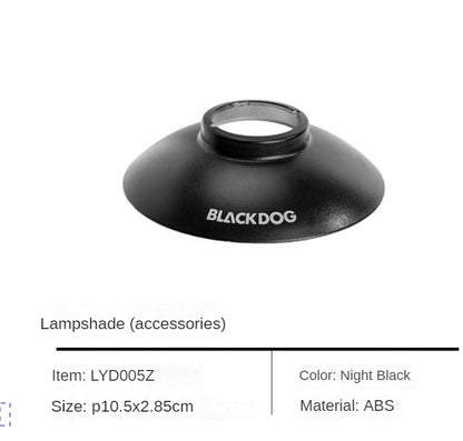 BLACKDOG Black ML4 Mini Lamp Lantern Accessories Add-ons Light Shade Hat Magnetic Base Hanging Hang Buckle Screw Camping Lighting Lampshade Original Black Dog