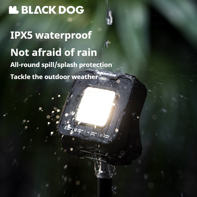 Blackdog All Terrain Double-Sided Camping Light Waterproof IPX5 Rechargeable Emergency Lamp 1000lm 5000mAh Long Battery Light Outdoor Lighting