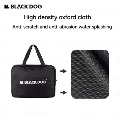 BLACKDOG Sports Storage Bag Portable Ultralight  30L Capacity Leisure Tourism Handbag Waterproof Bag Outdoor Travel Hiking Camping Luggage Handheld Bag Heavy Duty Original Nature Hike Black Dog