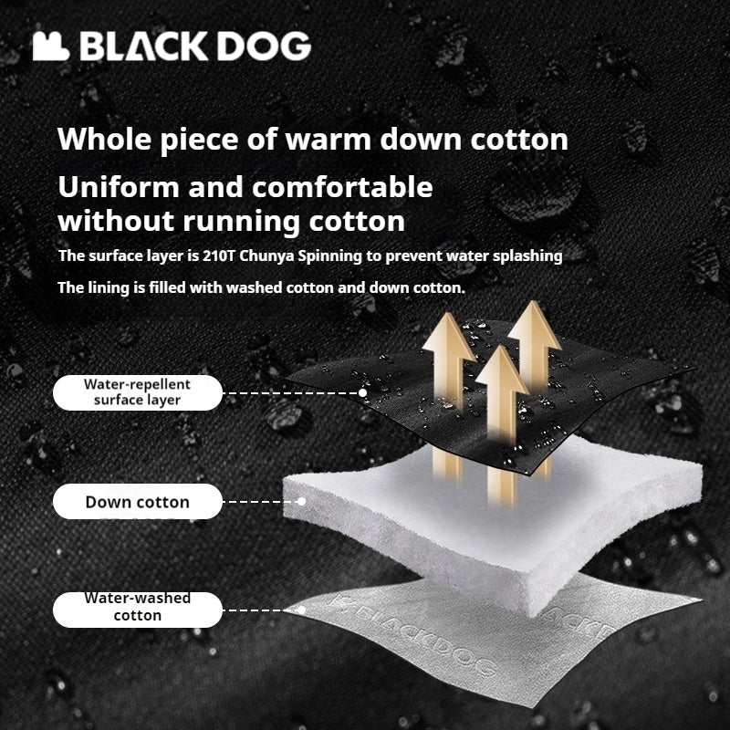 BLACKDOG Envelope Sleeping Bag Portable Ultralight Double Spring Autumn Warm Adult Sleeping Bag 210T Polyester Pongee Camping Outdoor Travel Hiking