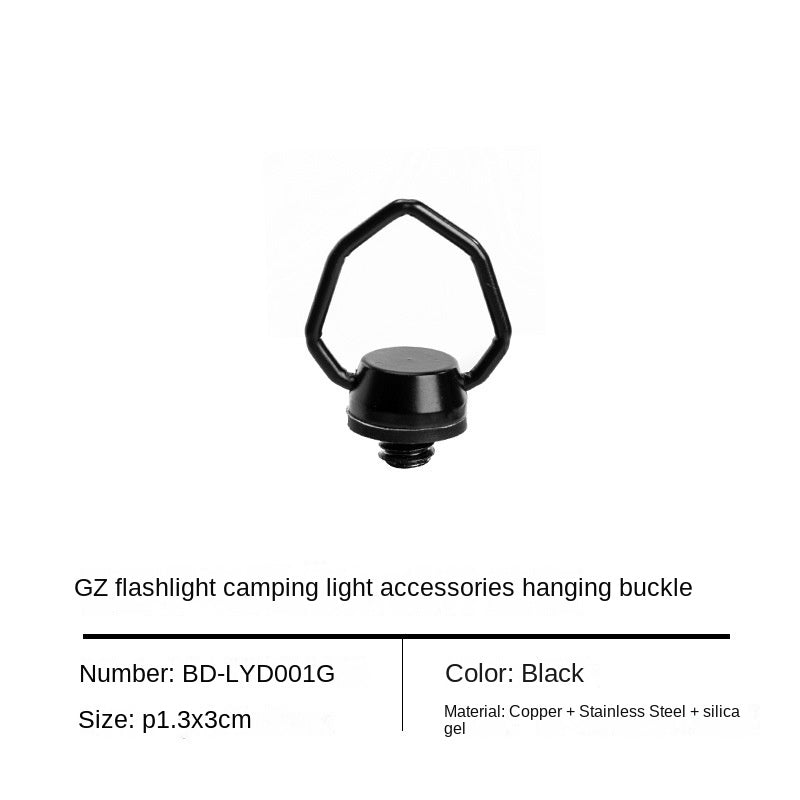 BLACKDOG Black ML4 Mini Lamp Lantern Accessories Add-ons Light Shade Hat Magnetic Base Hanging Hang Buckle Screw Camping Lighting Lampshade Original Black Dog