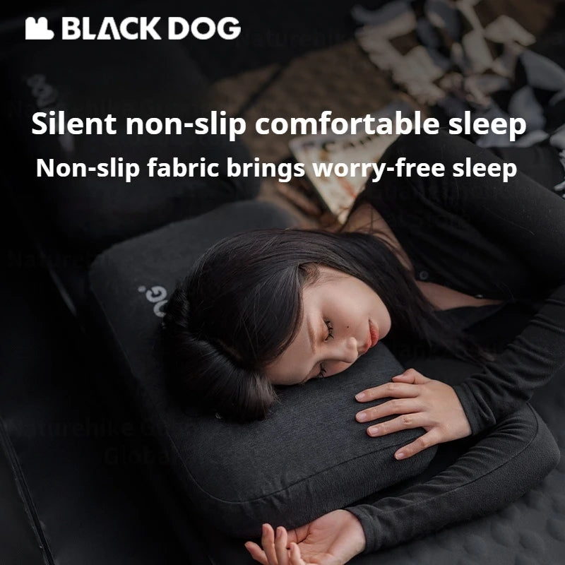 BLACKDOG Cloud-Memory Foam Camping Pillow Self Inflating Pillow Sponge Foam Portable Ultralight Air Cushion Business Trip Waist Cushion Neck Pillow