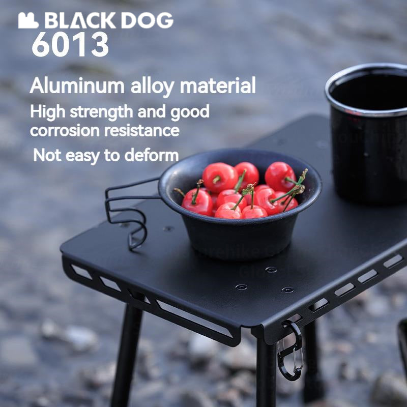 BLACKDOG Tactical Table & Bench Ultralight Tactical Folding Table Stool For Camping Hiking Travel Outdoor Picnic Fishing Compact Chair Small Stool Portable Horse Strap Aluminum Alloy Folding Desk Heavy Duty Original Black Dog