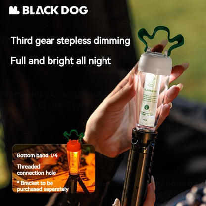 BLACKDOG Carrot Atmosphere Hanging Lamp Portable Ultralight Rechargeable Magnetic Mini LED Lamp Long Life Lighting Ambient Tent WaterproofCamping Hiking Travel Outdoor Heavy Duty Original Black Dog