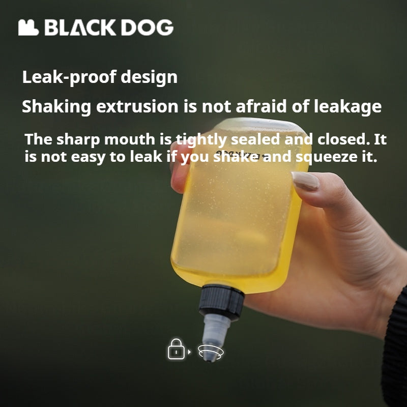 BLACKDOG Outdoor Seasoning Storage Bag Portable Condiment Bottle Set Outdoor Picnic Camping BBQ Jar Spice Container Organizer Kit 600D Oxford Cloth