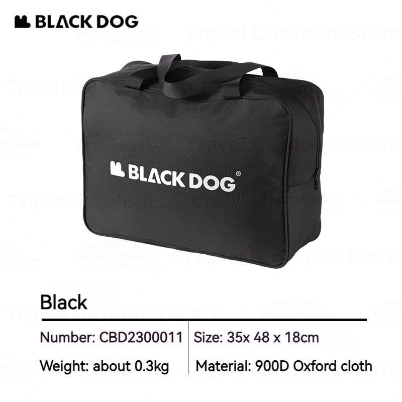 BLACKDOG Sports Storage Bag Portable Ultralight  30L Capacity Leisure Tourism Handbag Waterproof Bag Outdoor Travel Hiking Camping Luggage Handheld Bag Heavy Duty Original Nature Hike Black Dog