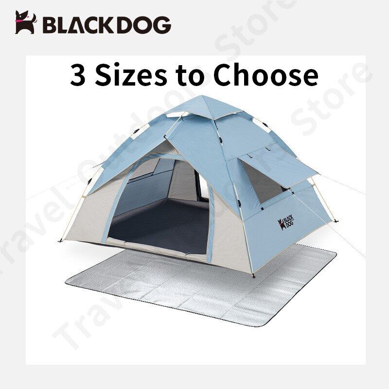 BLACKDOG Outdoor Camping Tent Ground Aluminum Foil Film Moisture Proof Folding Mat 3 Sizes Ultralight Floor  Matting Footprint Ground Sheet Pad Black Dog