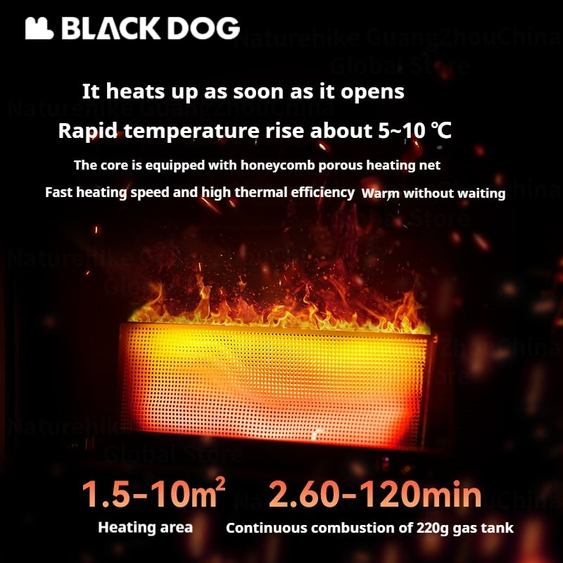 Blackdog Cassette Heating Stove Portable 1500W Gas Winter Heater Multi-function Outdoor Camping Hiking Warm Butane Stove Gas Fireplace Burner