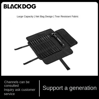 BLACKDOG Outdoor Nail Hammer Storage Bag Portable Outdoor Ground Nail Storage Bag Camping Tent Accessories Bag Ground Nail Storage