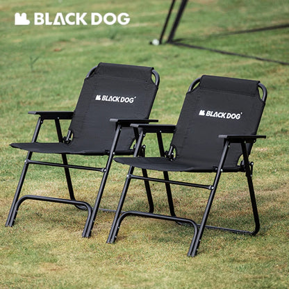 Blackdog Leisure Coffee Chair Portable Casual Folding Chair 600D Thick Double-Layer Oxford Cloth Camping Fishing Wood Armchair Bearing 120kg Seat