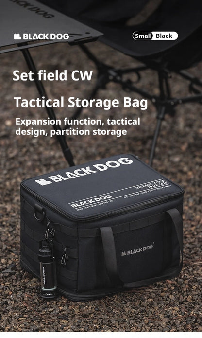 Blackdog 15L Tactical Storage Bag Portable Lightweight 15L Capacity Folding Multi-Function Outdoor Handbag Camping Travel Luggage Organizer Equipment