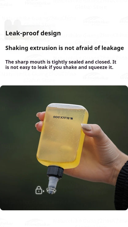 BLACKDOG Outdoor Seasoning Storage Bag Portable Condiment Bottle Set Outdoor Picnic Camping BBQ Jar Spice Container Organizer Kit 600D Oxford Cloth