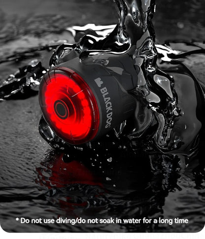 BLACKDOG Chasing Light M1 Smart Brake Tail Light Portable Lightweight Bike Tail Light Bicycle Brake Sensing Light Night Cycling Rear Lamp Taillight Waterproof Outdoor Mountain Biking Travel Heavy Duty Original Black Dog