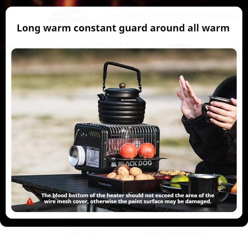 Blackdog Cassette Heating Stove Portable 1500W Gas Winter Heater Multi-function Outdoor Camping Hiking Warm Butane Stove Gas Fireplace Burner