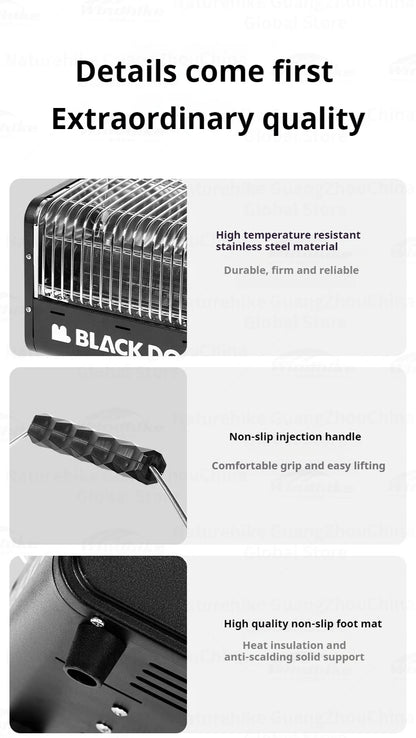 Blackdog Cassette Heating Stove Portable 1500W Gas Winter Heater Multi-function Outdoor Camping Hiking Warm Butane Stove Gas Fireplace Burner