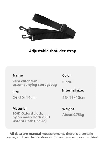 Blackdog Portable Storage Bag Ultralight Multifunctional Handbag Bag Detachable Washable Layered Wear Resisting Waterproof Camping Hiking Outdoor Picnic Beach Travel Heavy Duty Original Black Dog