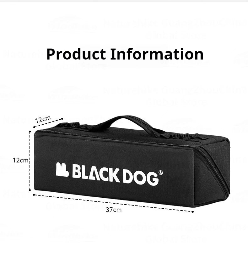 BLACKDOG Camping Tools Storage Bag 9.5L Large Capacity Multi-function Outdoor Camping Accessories Equipment Folding Sundries Storage Bag Handbag