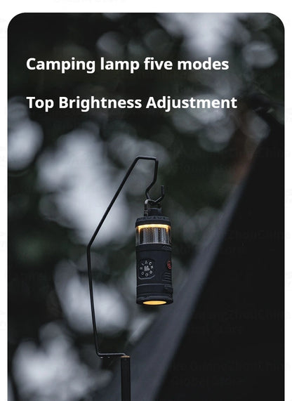 BLACKDOG Multifunctional Module Light Portable 5000mAh Anti-mosquito Fan Speaker Air Pump Camping Lamp Flashlight Waterproof Atmosphere Light