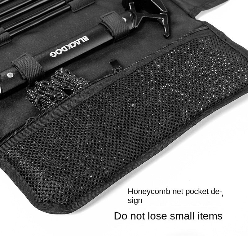 BLACKDOG Outdoor Nail Hammer Storage Bag Portable Outdoor Ground Nail Storage Bag Camping Tent Accessories Bag Ground Nail Storage