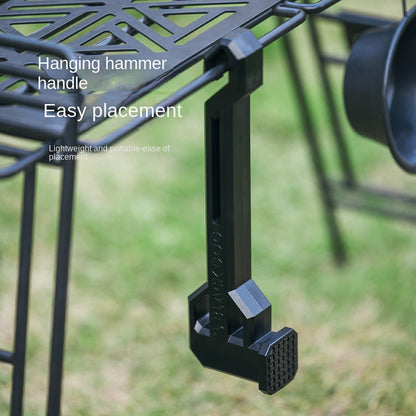 BLACKDOG Campsite Hammer Portable Lightweight Multifunctional Camping Tool Tent Plastic Ground Peg Nail Hammer Survival Tools Outdoor Equipment