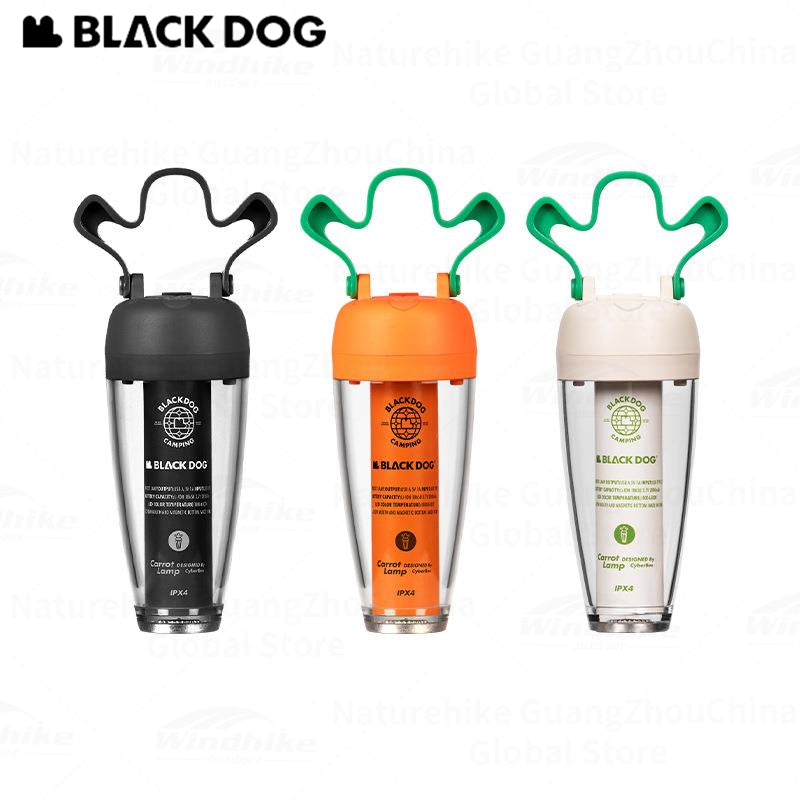 BLACKDOG Carrot Atmosphere Hanging Lamp Portable Ultralight Rechargeable Magnetic Mini LED Lamp Long Life Lighting Ambient Tent WaterproofCamping Hiking Travel Outdoor Heavy Duty Original Black Dog