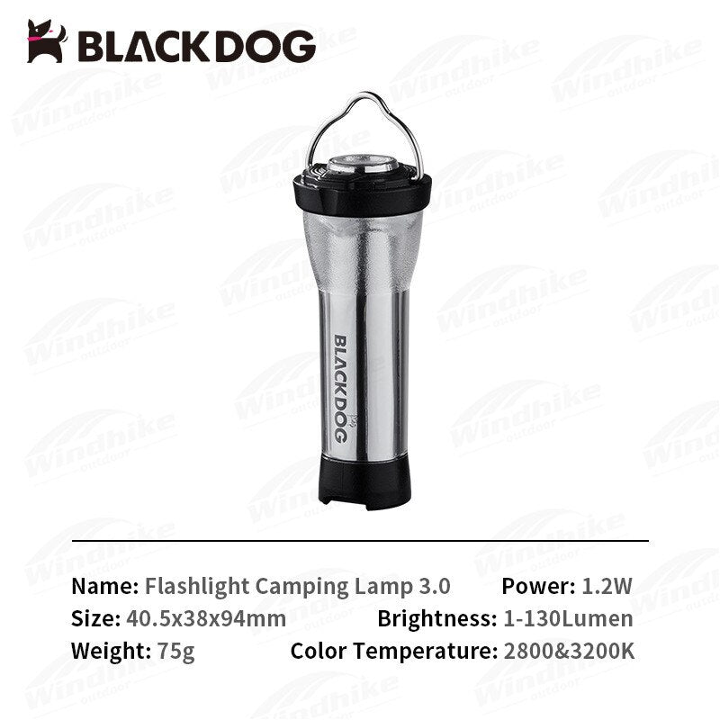 BLACKDOG Outdoor Camping Light Lantern USB Charging LED Lamp Lighthouse Multi Configuration All in One Waterproof Camp Atmosphere Lighting Flashlight