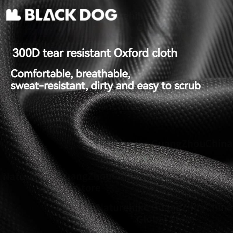 BLACKDOG Black Folding Bed Outdoor Ultralight Portable High Low Foldable Cot 150kg Max Load Aluminum Alloy Oxford Cloth Camping Heavy Duty Black Dog