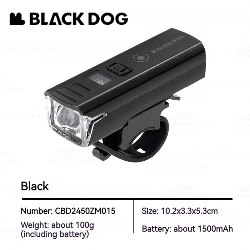 BLACKDOG T2 Dual Beam Cycling Headlight Portable Ultralight Outdoor Strong Night Bike Light Riding Lamp Flashlight Induction Sensor Front Rear Light USB Rechargeable Waterproof Mountain Bicycle Heavy Duty Original Black Dog