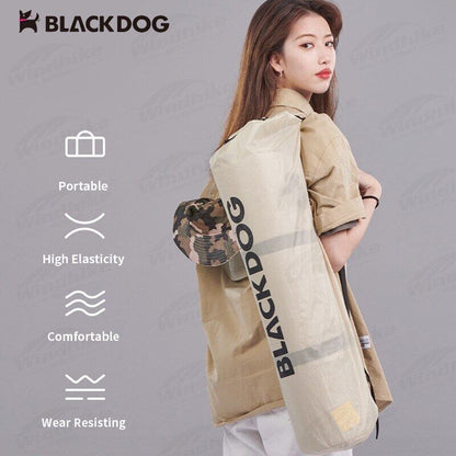 BLACKDOG Sponge Air Cushion With Pillow Outdoor Sleeping Pad Mattress Single Double Bed Portable Folding Mat Automatic Air Auto Inflate Tent Bed